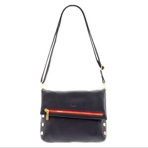Hammit LA VIP MED Zippered Leather Crossbody Clutch